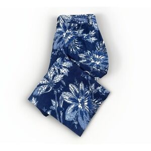 Lauren Ralp Lauren Petite 8P‎ Floral  Cropped Capri Cotton Stretch Resort 30x19